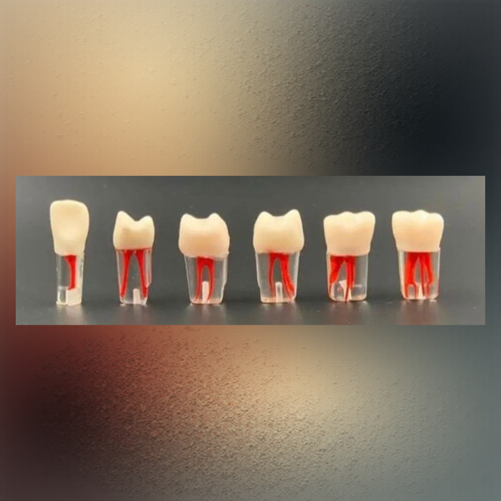 Omega Endodontik Kronlu Kanallı Dişler